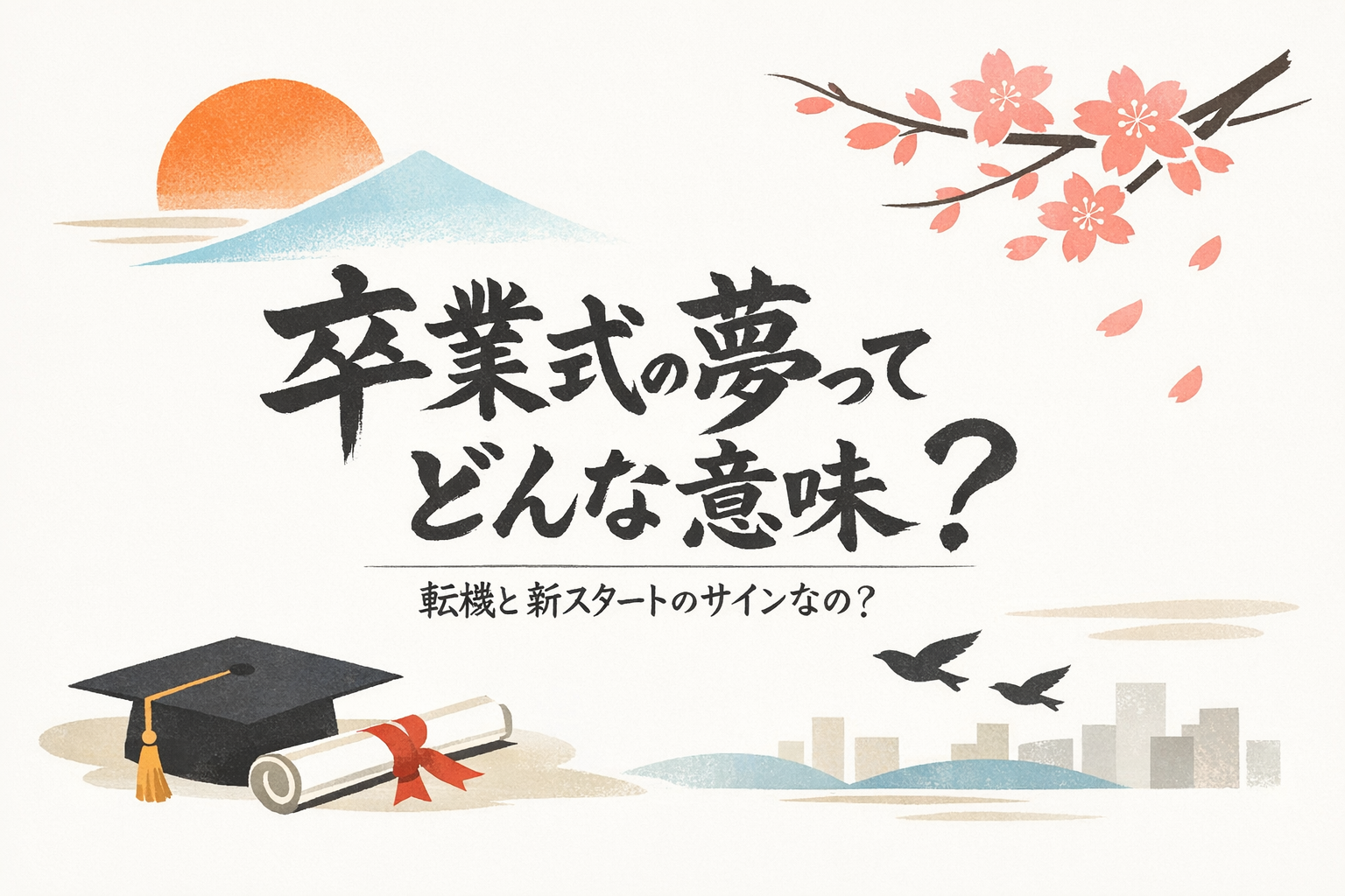 卒業式の夢ってどんな意味？転機と新スタートのサインなの？
