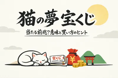 猫の夢は宝くじが当たる前兆？意味と買い方のヒントを紹介！