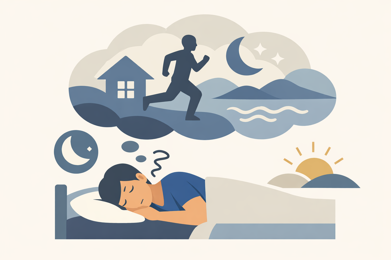 毎日夢を見て疲れるときは、睡眠の質が落ちている可能性が高いです