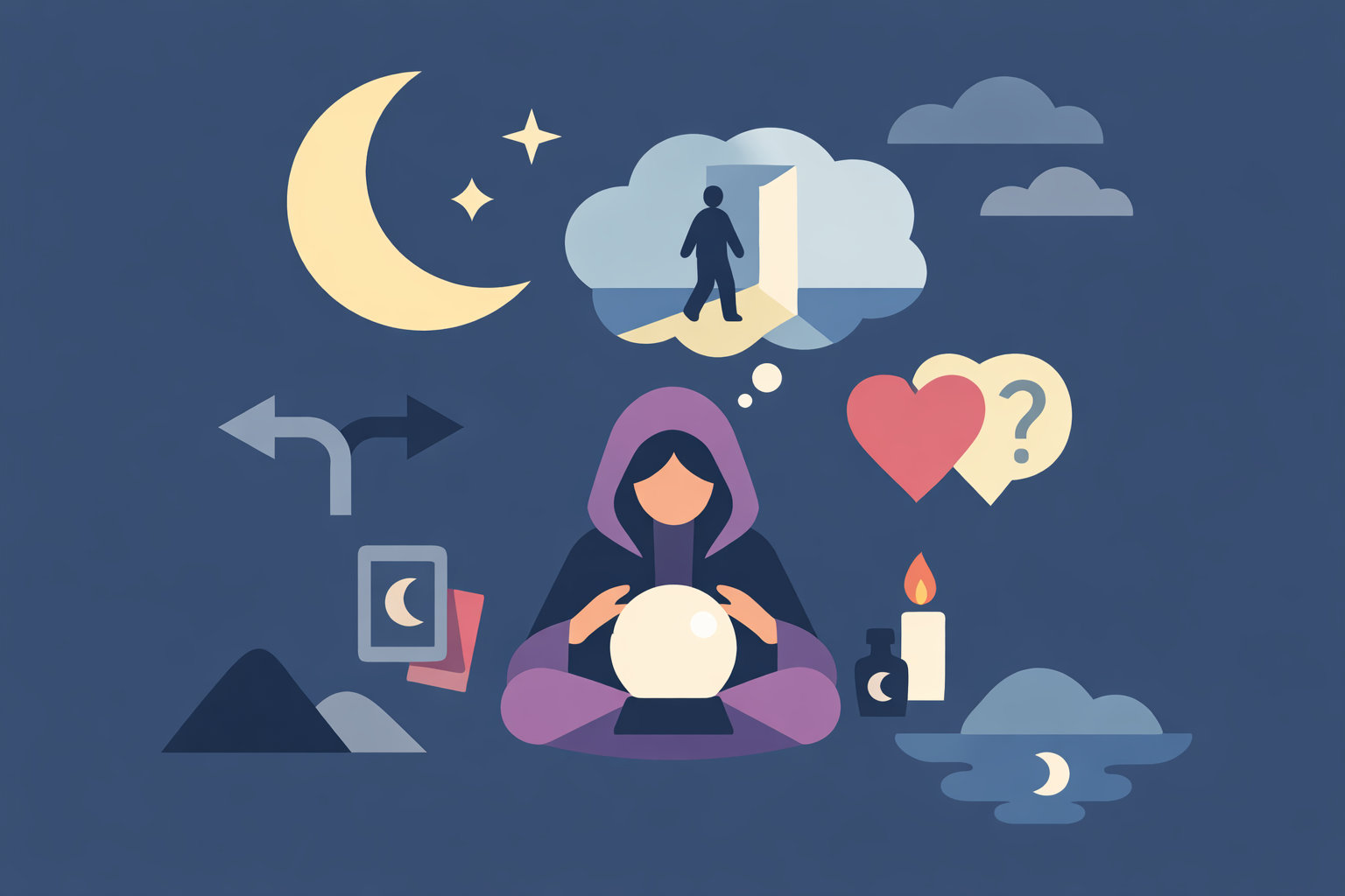 占い師の夢は迷いの時期に出やすい心のメッセージ