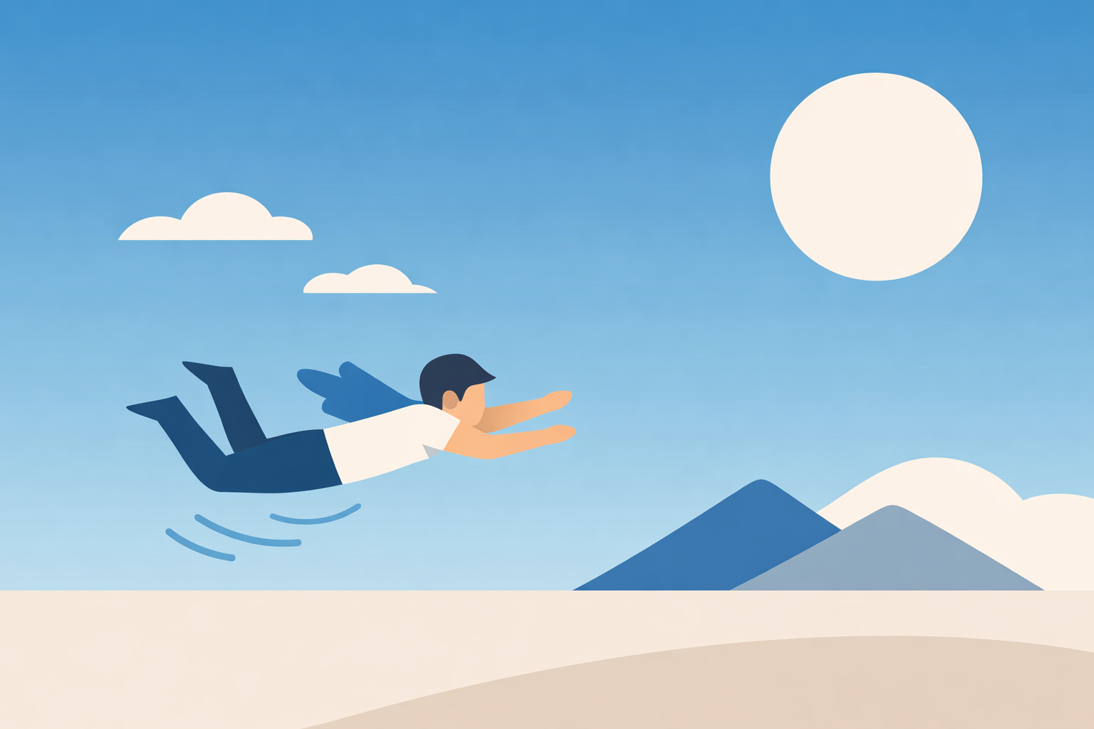 うまく飛べない夢は心のブレーキを映すことが多いんですね