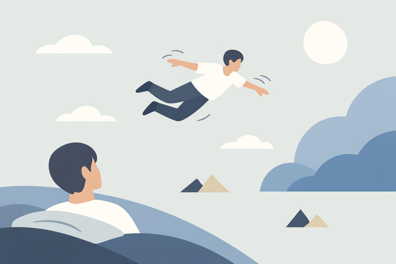 どうして飛べない夢を見るのか、よくある心の動き