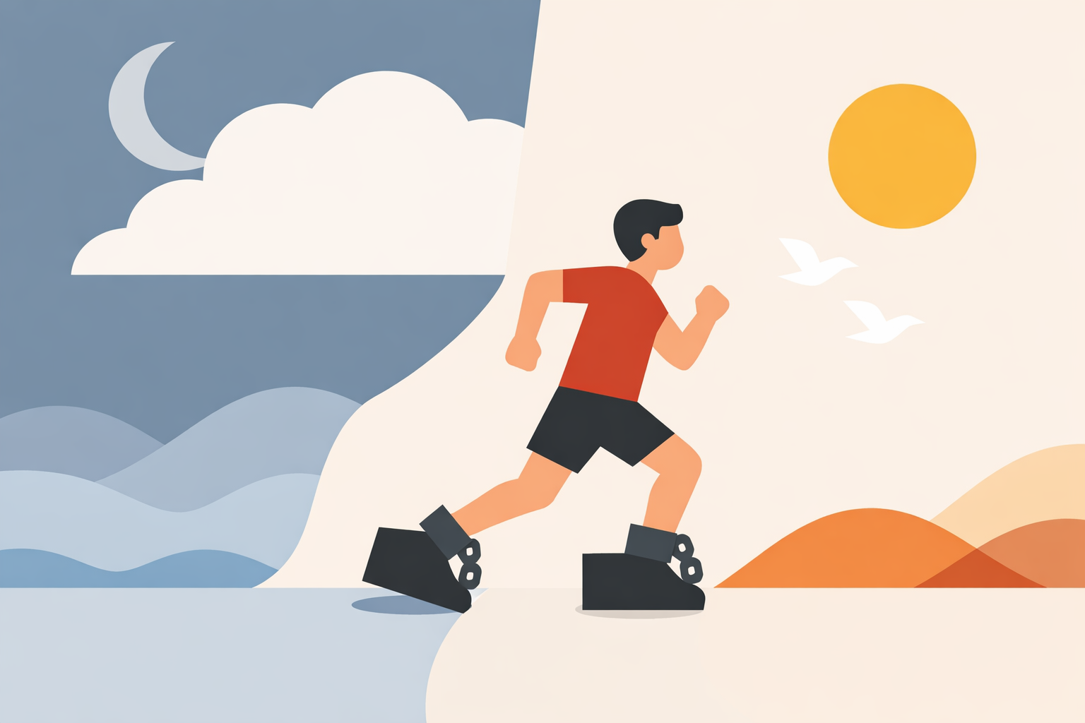 走る夢で足が重いのは、心と体のブレーキサインかもしれません