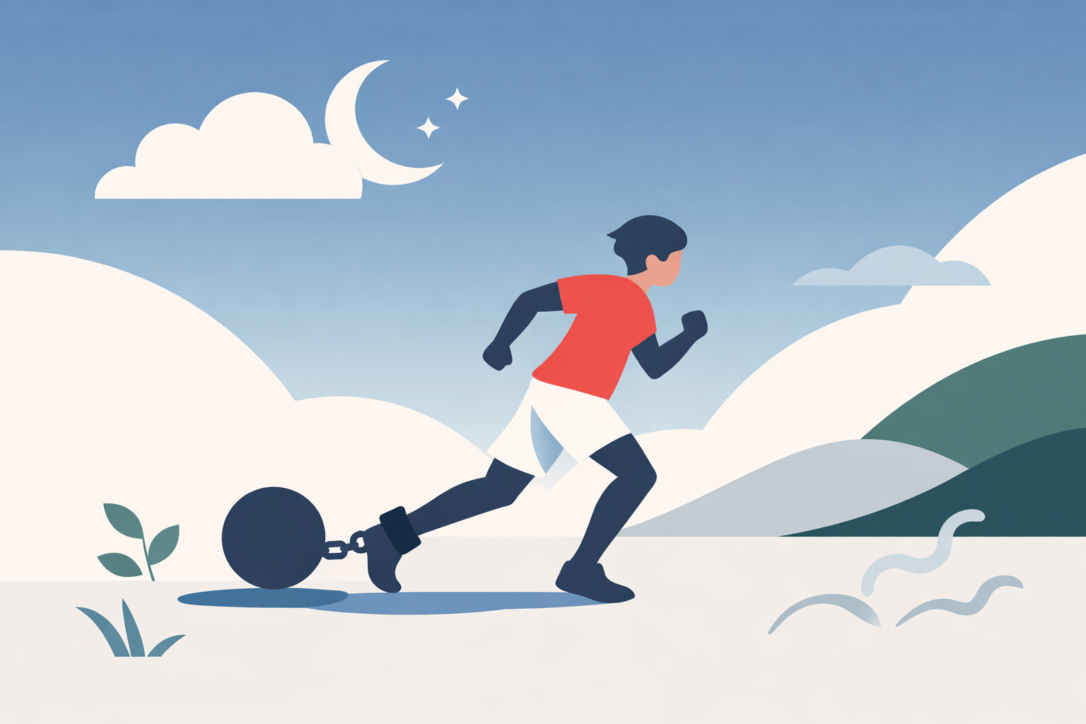 足が重くなる理由は、ストレスだけじゃないんですね