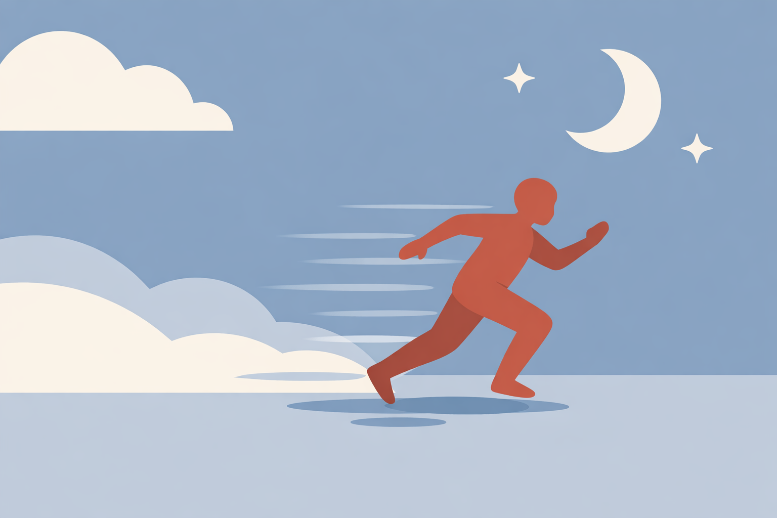 どうして走れない夢がスローモーションみたいに感じるの？