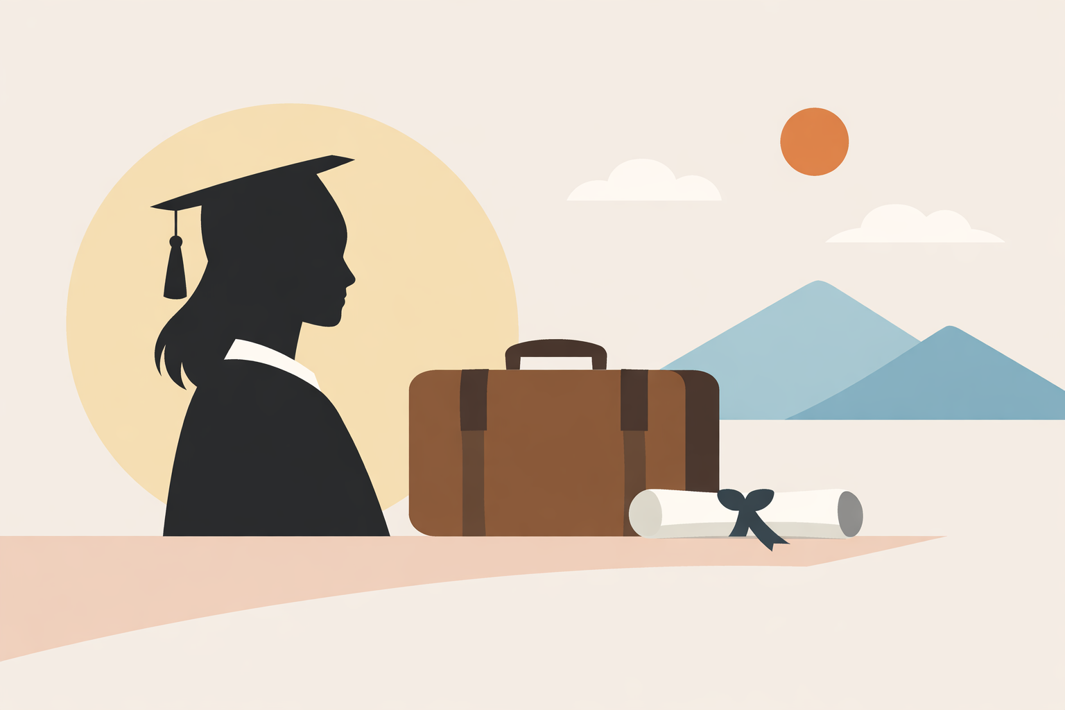 卒業式と荷物が象徴するもの