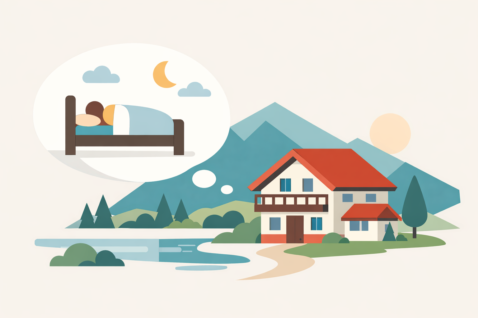 ペンションの夢が示すと言われる心理