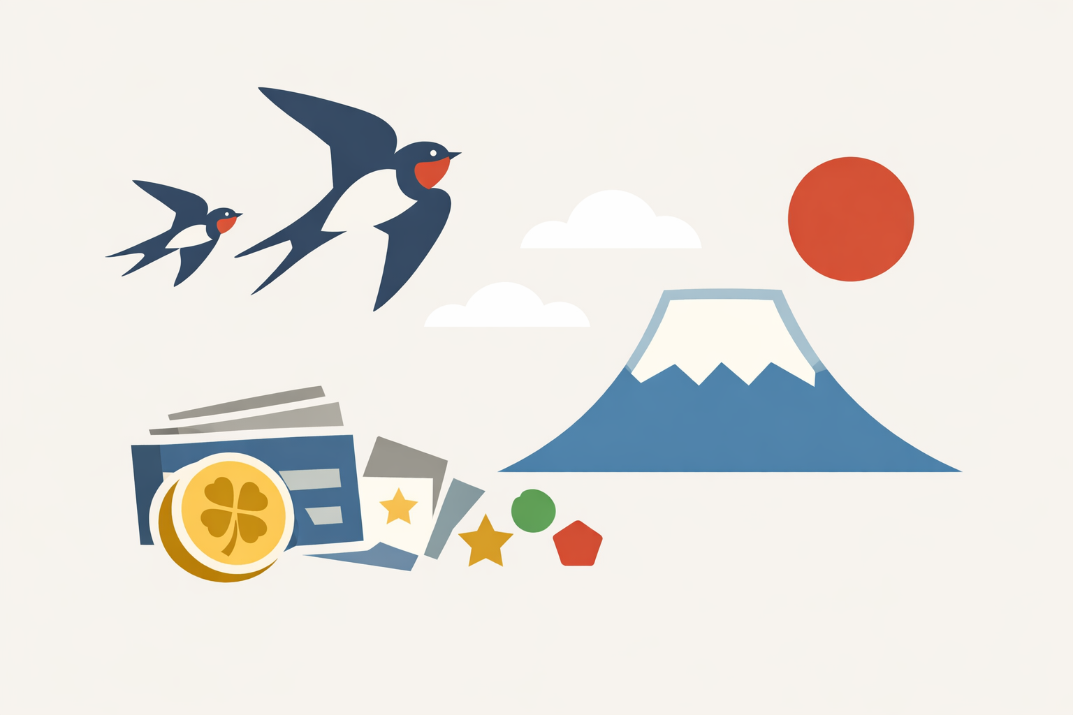 ツバメの夢は宝くじの追い風になりやすいとされています